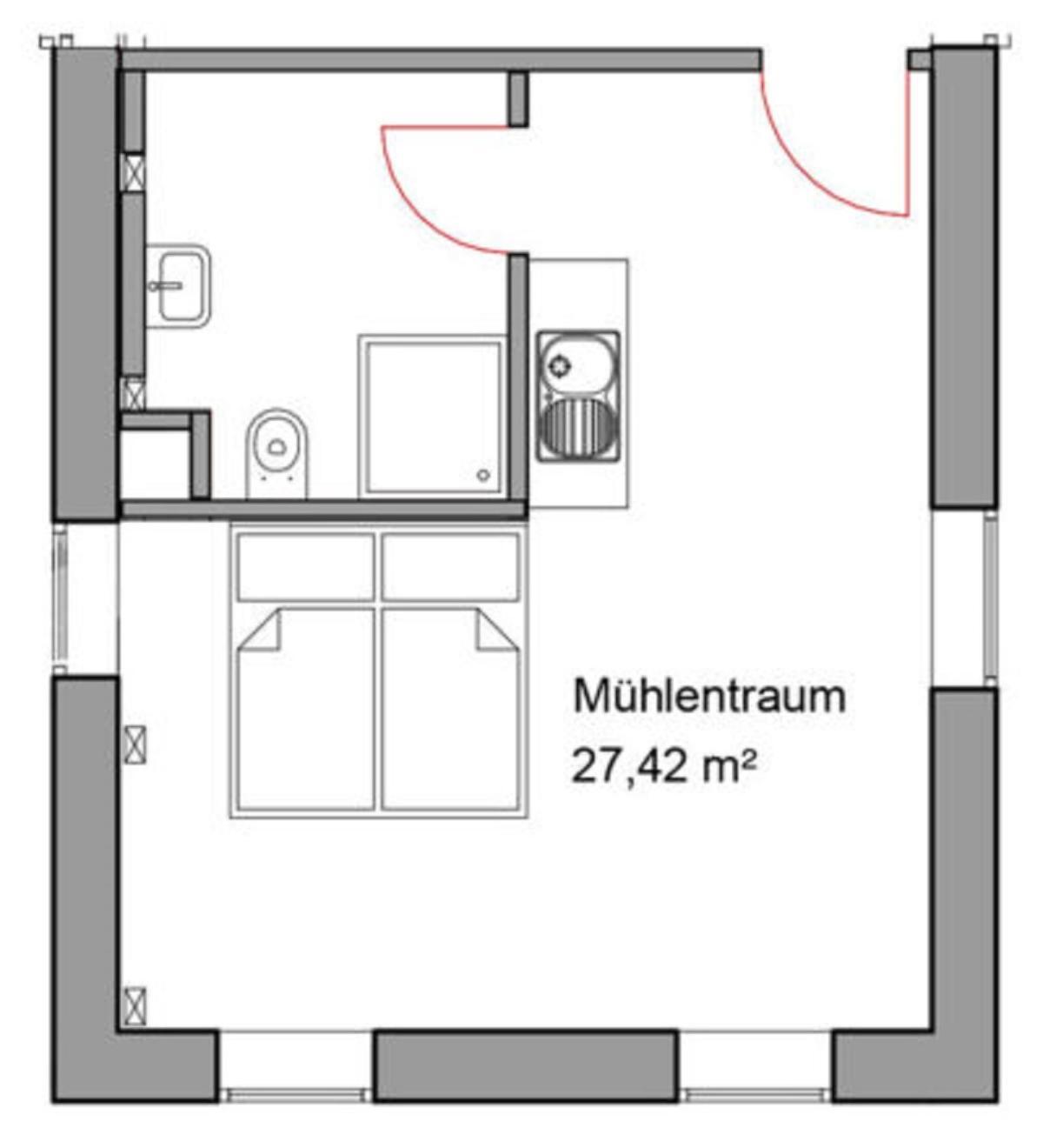 Wassermuehle Deppendorf Hotel Bielefeld Phòng bức ảnh